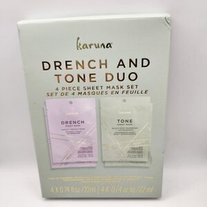 Karina Drench and Tone Duo 4 Piece Sheet Mask Set